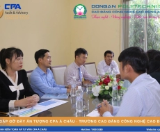 CPA Á CHÂU ACADEMY TRIỂN KHAI CÁC CHƯƠNG TRÌNH LIÊN KẾT ĐÀO TẠO ĐẾN TRƯỜNG CAO ĐẲNG CÔNG NGHỆ CAO ĐỒNG AN